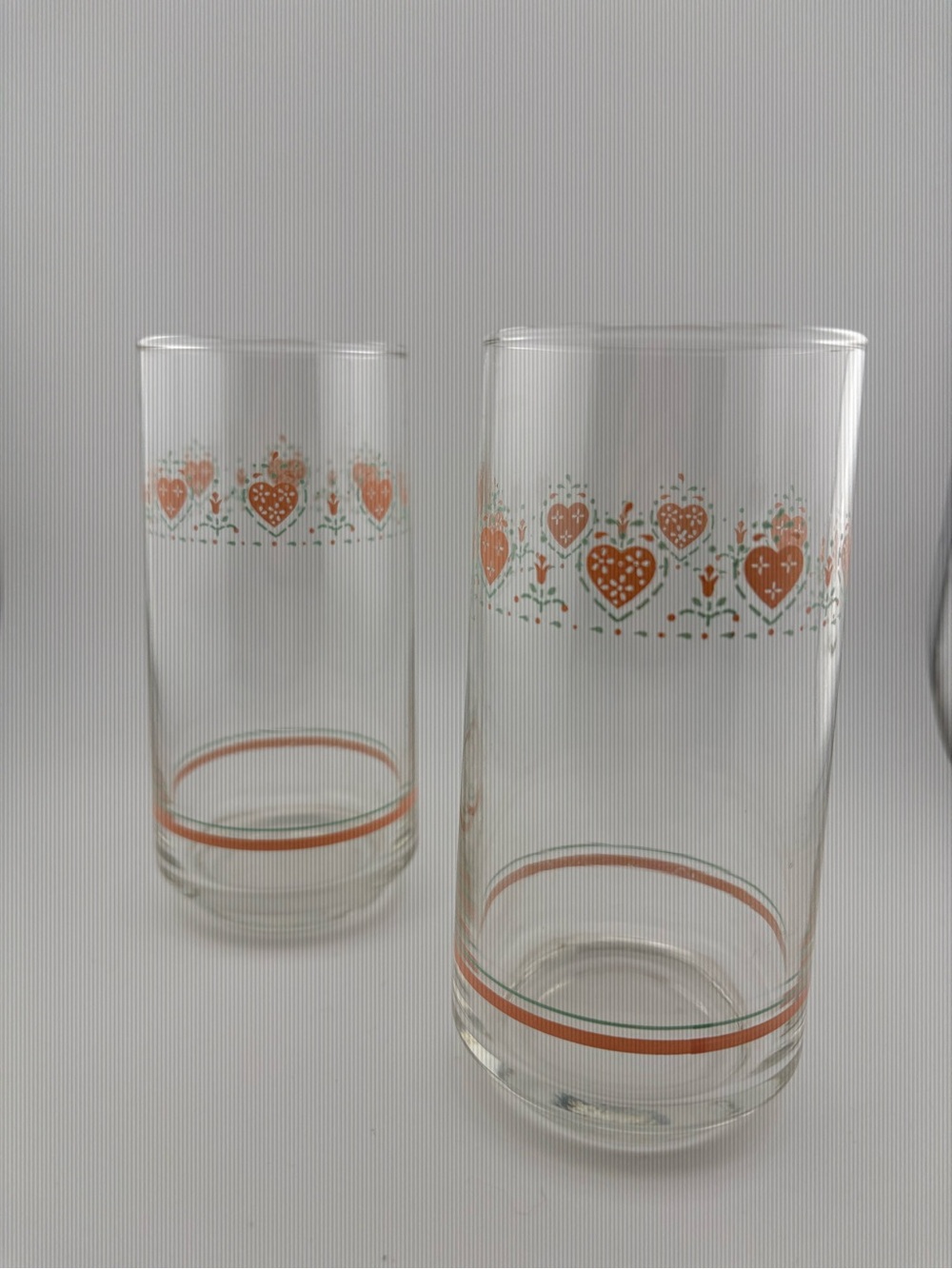 Vintage Corelle First of Spring Tumbler Glasses - Set of 2